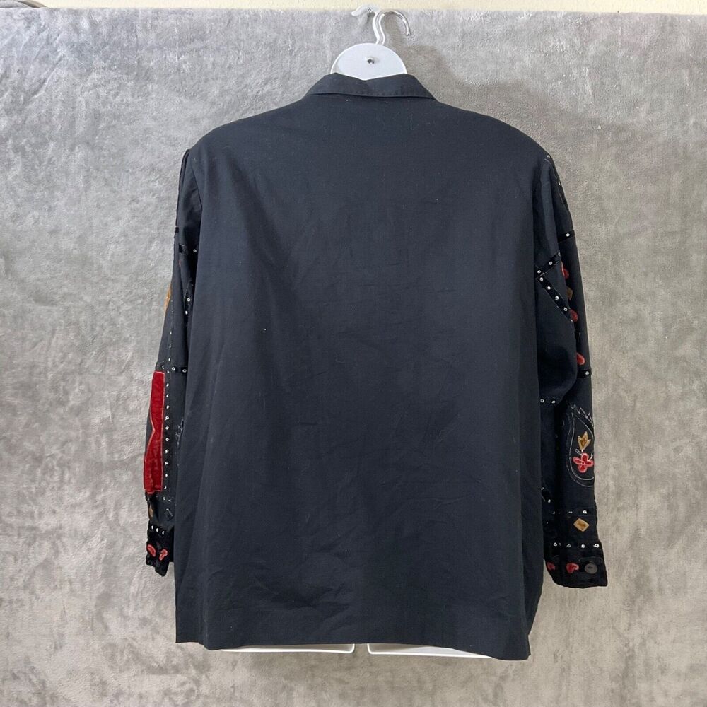 Ulla Popken Patchwork Boho Jacket/ Shacket Est. 1… - image 2